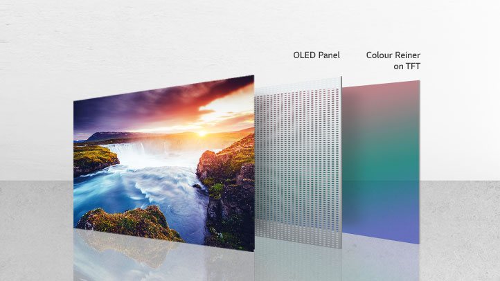 LG OLED TV that perfectly controls the light